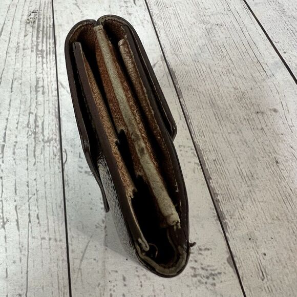 Louis Vuitton Portefeuille Elise Trifold Monogram Compact Wallet Made In France - Picture 9 of 16